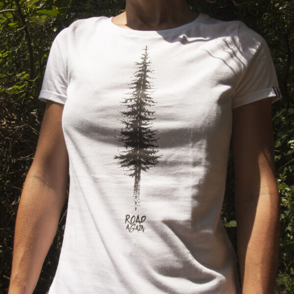 Tshirt made in France femme de la collection sapin