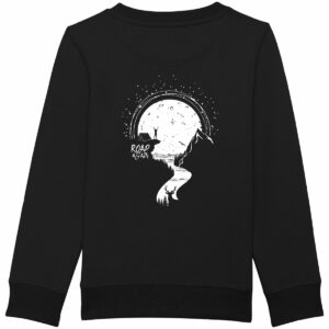 Sweat-shirt Enfant Unisexe Premium Plus noir - coton bion et polyester recyclé - Canyon