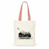 Totebag ethnique – anses rouges ou bleues – coton et polyester recyclés – VaNature