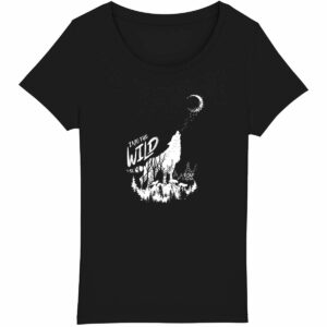 T-shirt Femme premium- coton bio - Loup