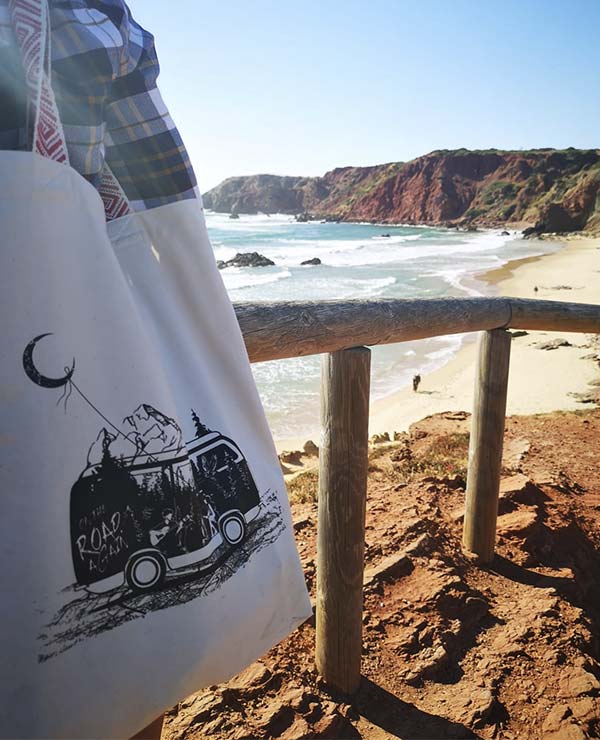 Accessoires ecoresponsables de la marque Road Again - Totebag Vanature