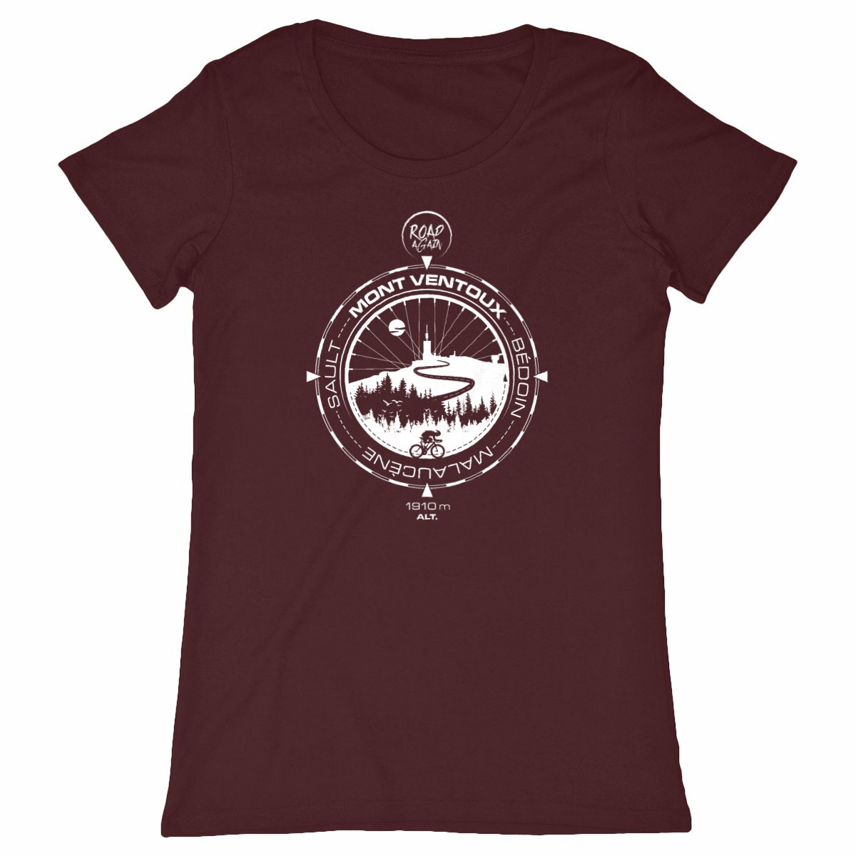 Tshirt léger femme – conversion bio – Mont Ventoux en vélo