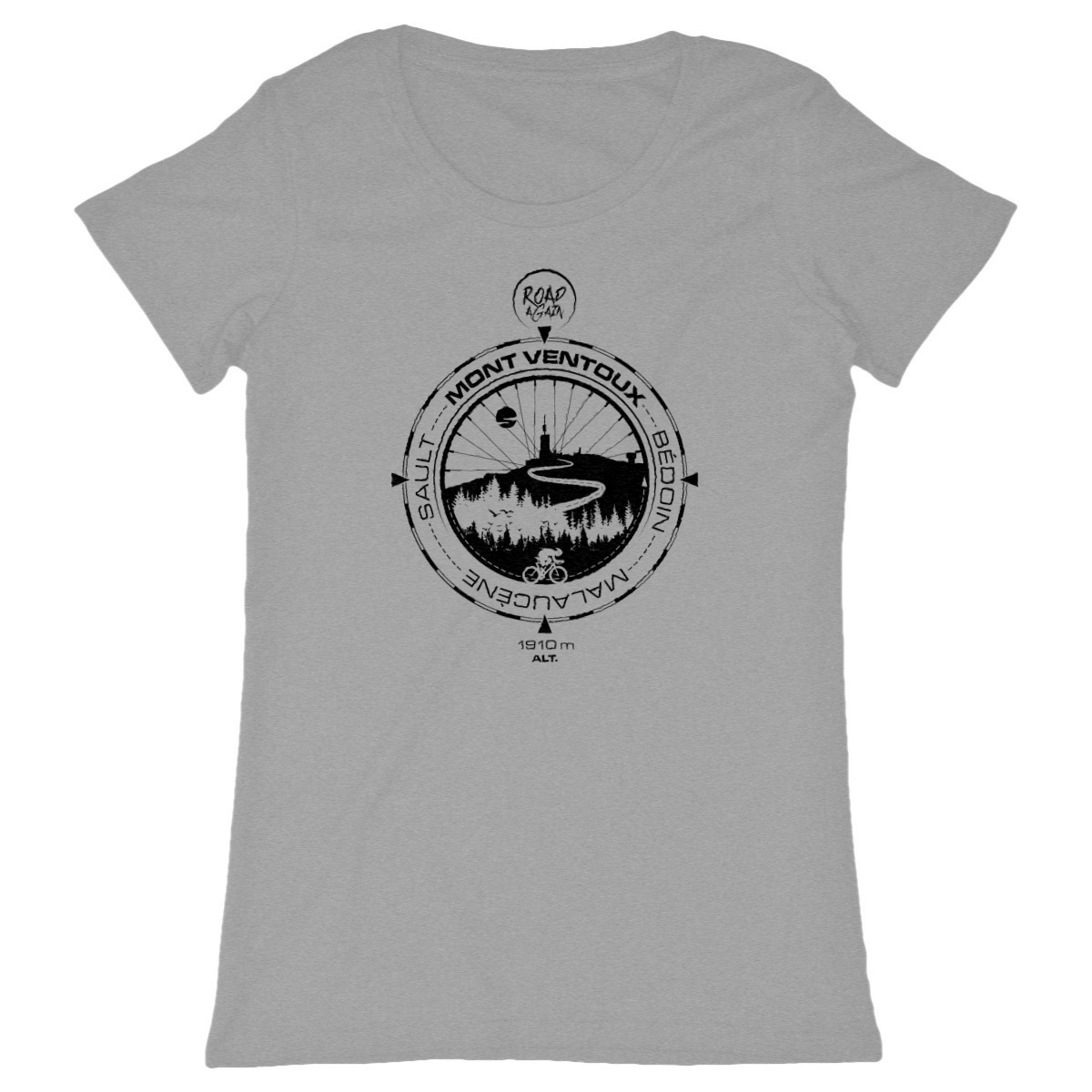 Tshirt léger femme – conversion bio – Mont Ventoux en vélo