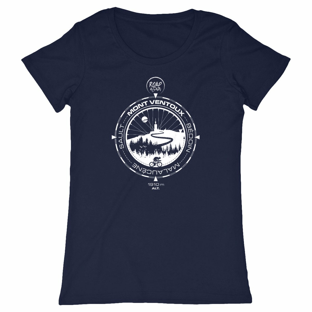 Tshirt léger femme – conversion bio – Mont Ventoux en vélo