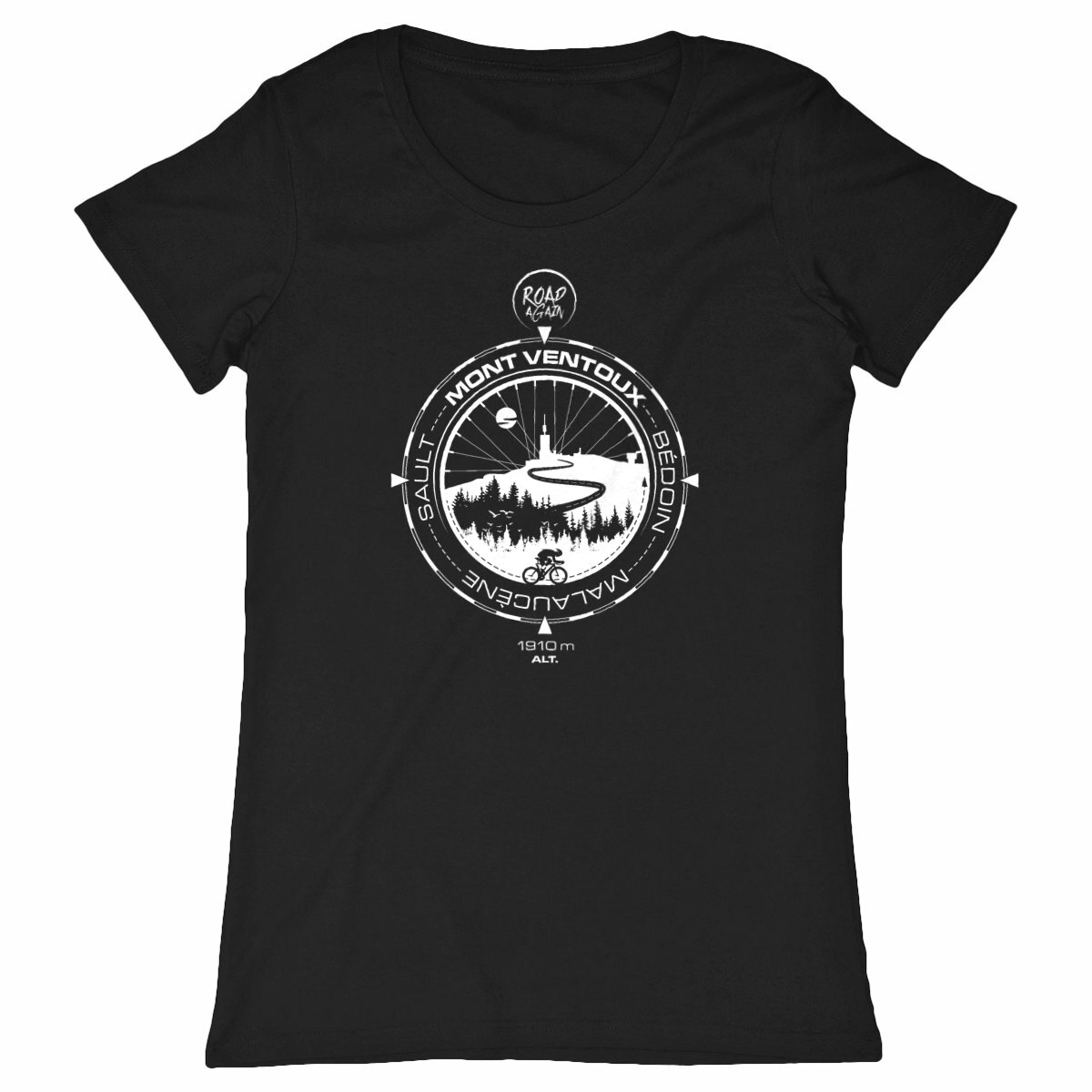 Tshirt léger femme – conversion bio – Mont Ventoux en vélo