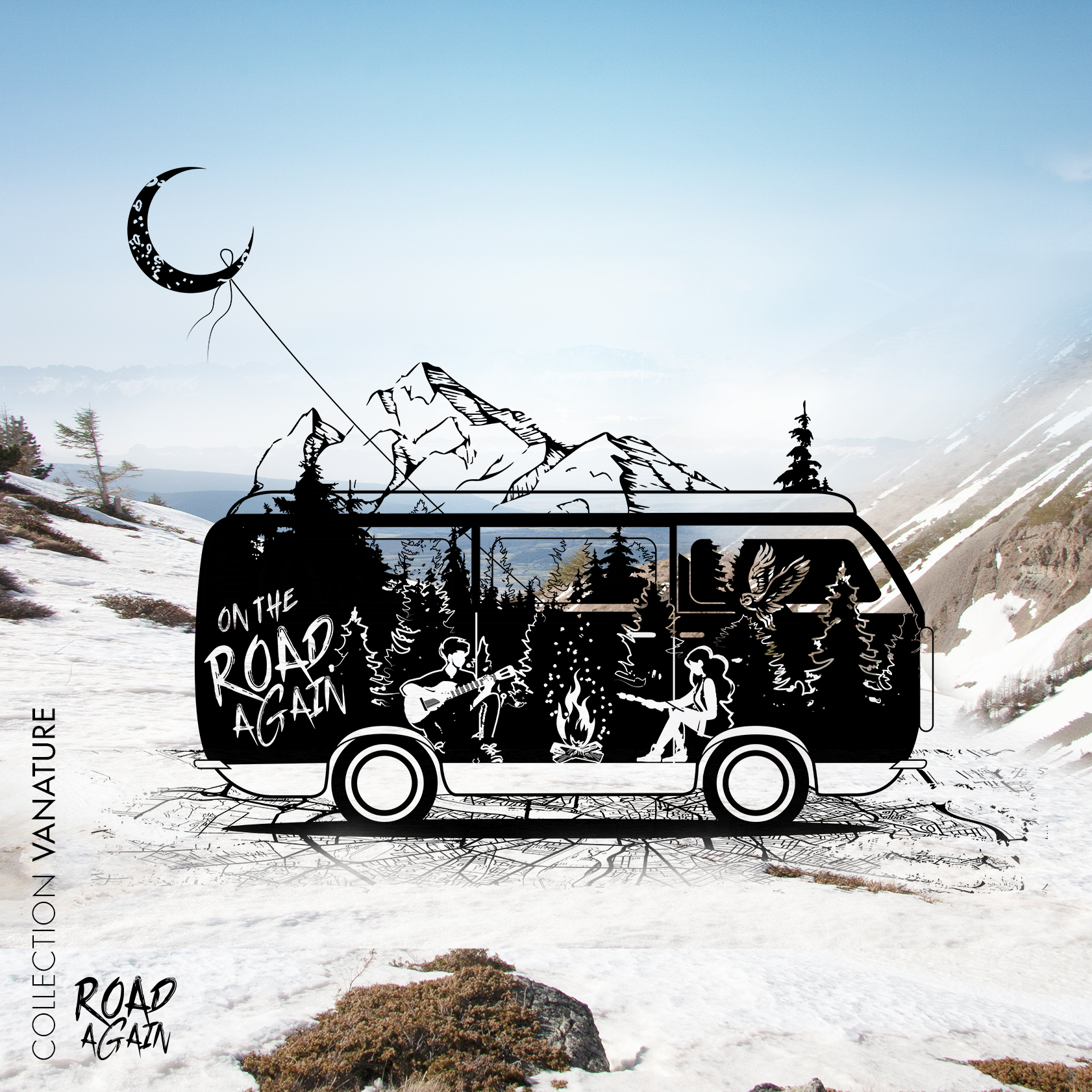 Illustration de la collection VaNature de Road Again