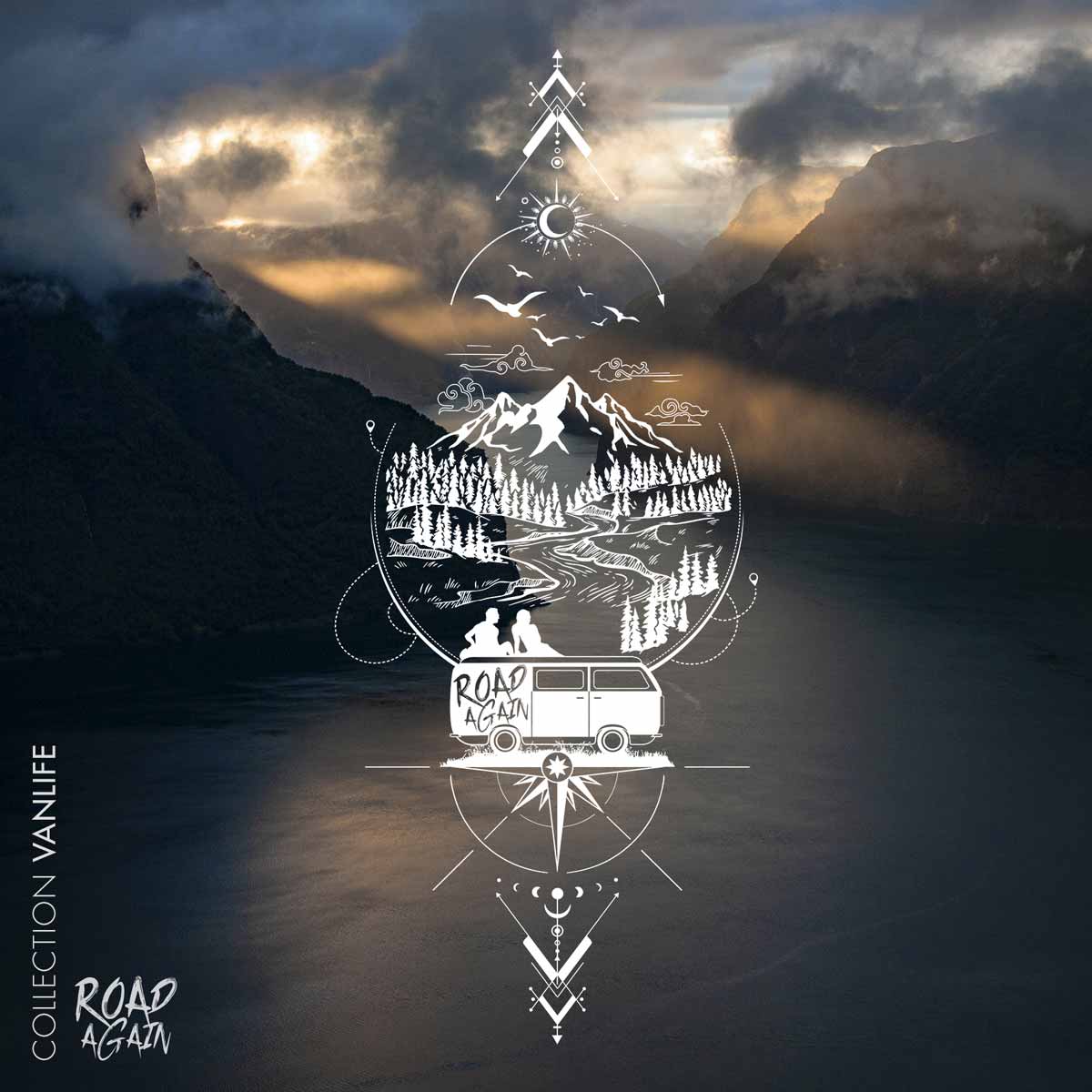 Collection Vanlife de la marque Road Again