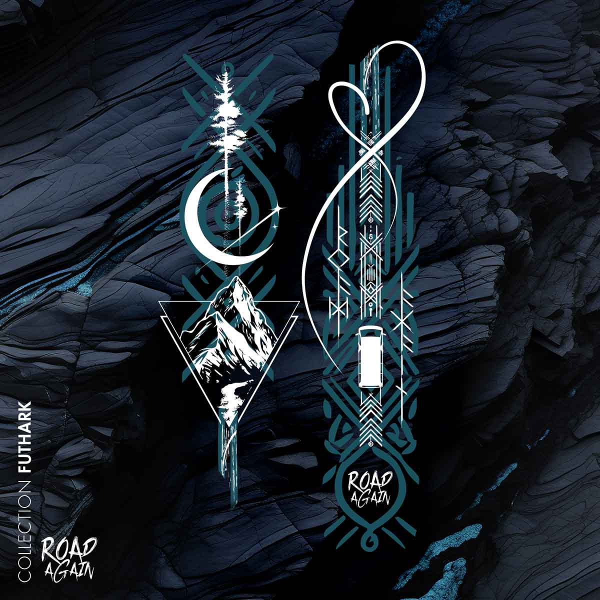 Collection Futhark de Road Again et son illustration détaillée