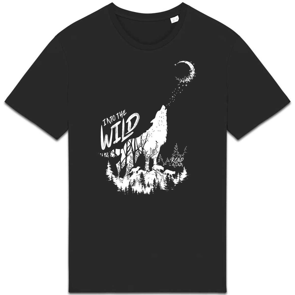 T-shirt Homme épais – coton bio – Loup