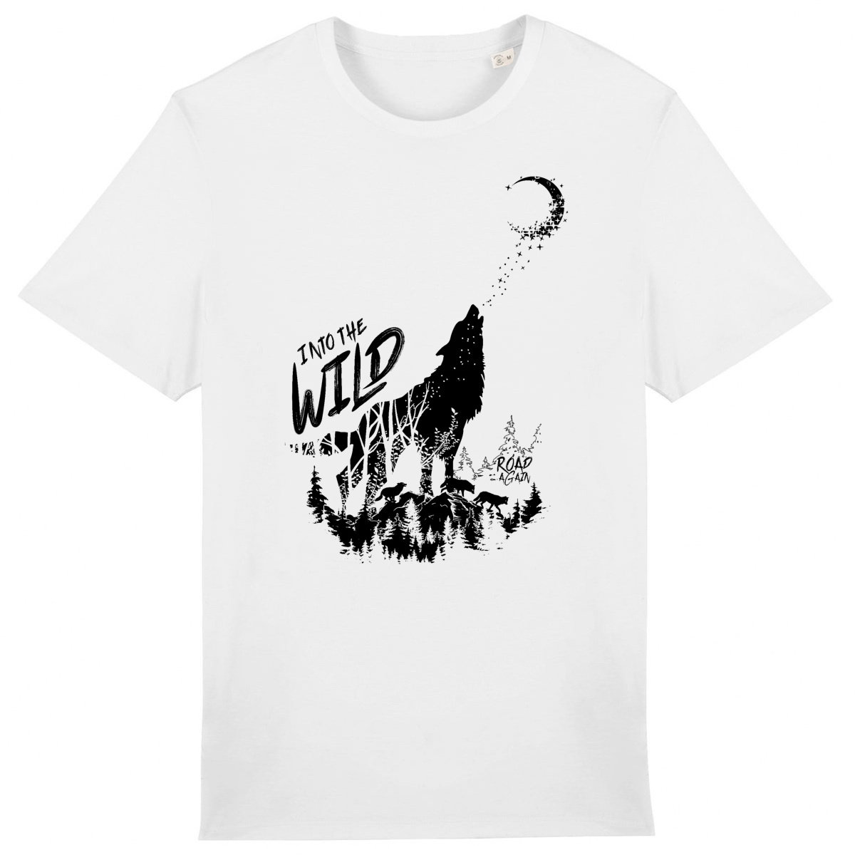 T-shirt Homme épais – coton bio – Loup