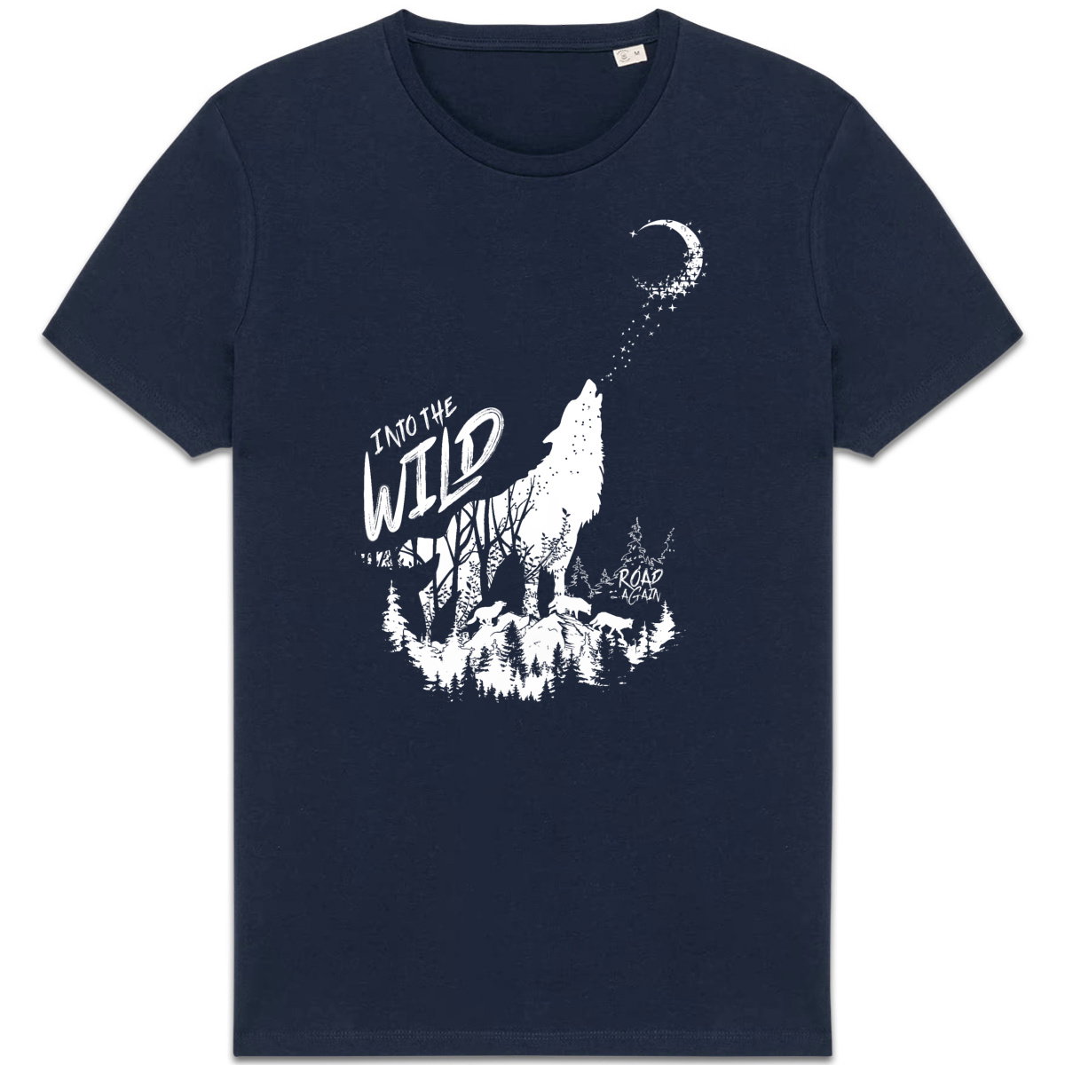 T-shirt Homme épais – coton bio – Loup