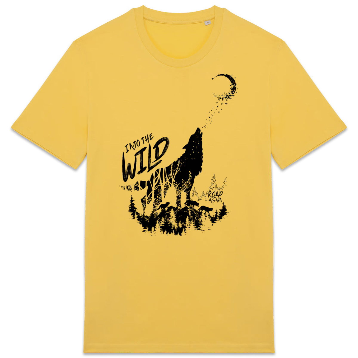 T-shirt Homme épais – coton bio – Loup