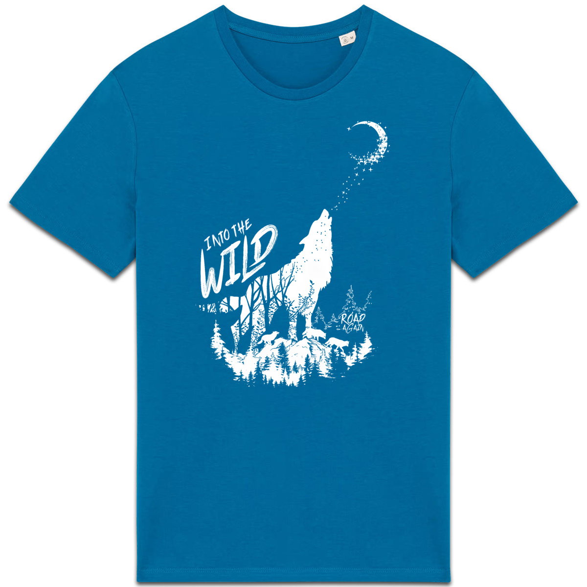 T-shirt Homme épais – coton bio – Loup