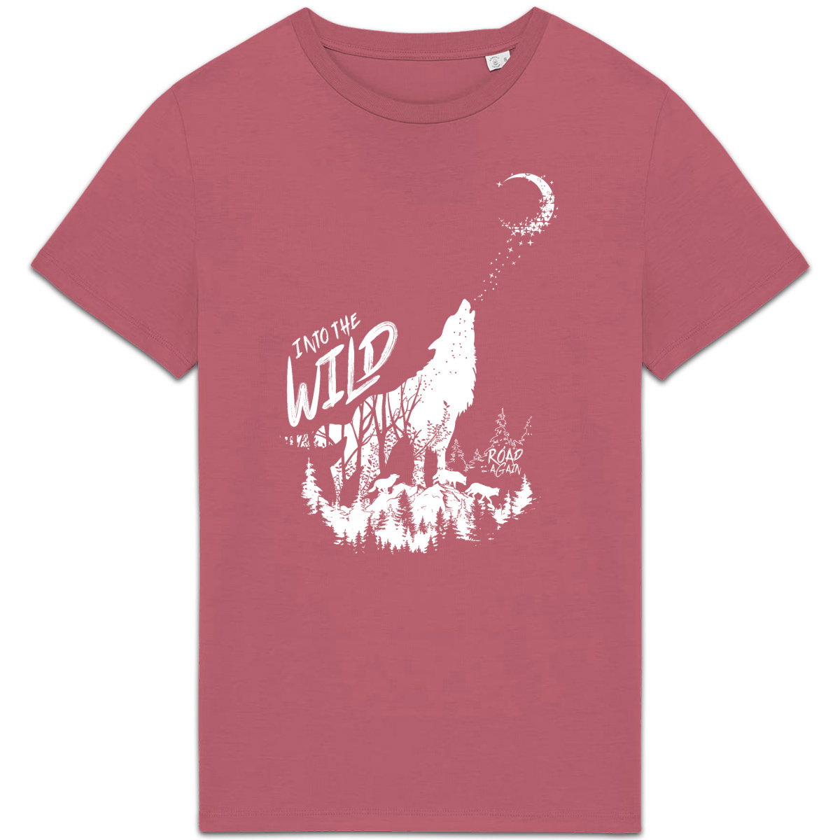 T-shirt Homme épais – coton bio – Loup
