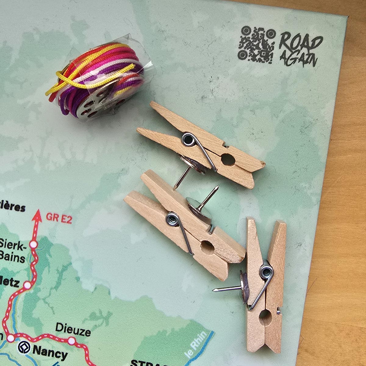 Carte de France Road Again pour épingler vos destinations et photos
